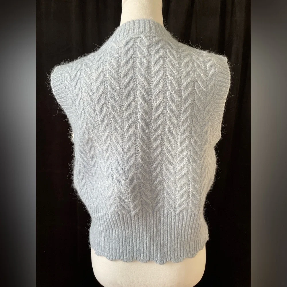 Zara blue vest. Size M - Picture 3 of 5